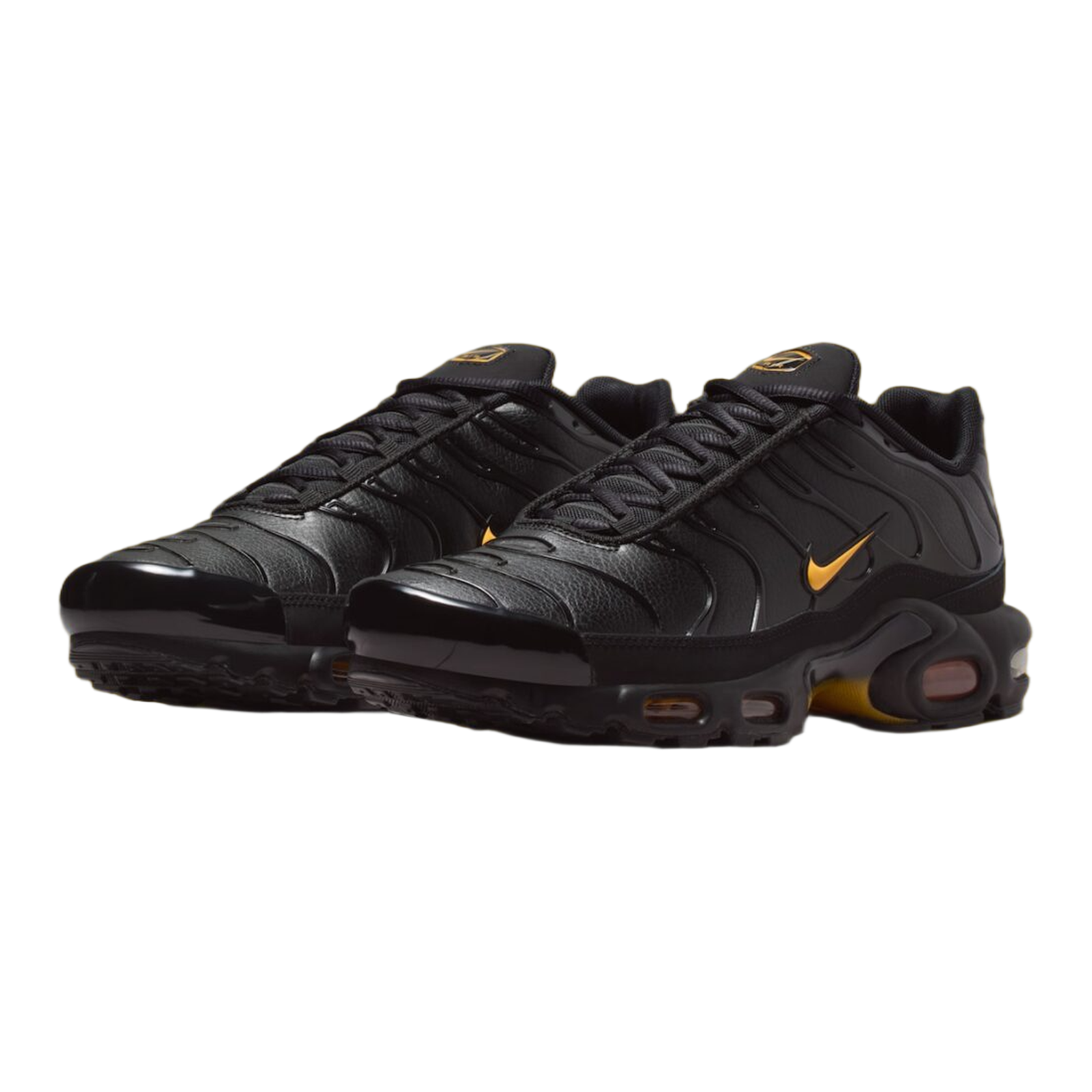 Nike Air Max Plus Premium Black Laser Orange Side IF4390-001