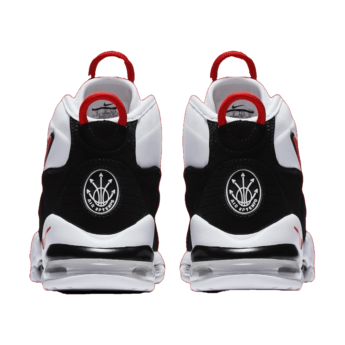 Nike Air Max Uptempo 95 White Red Black Back