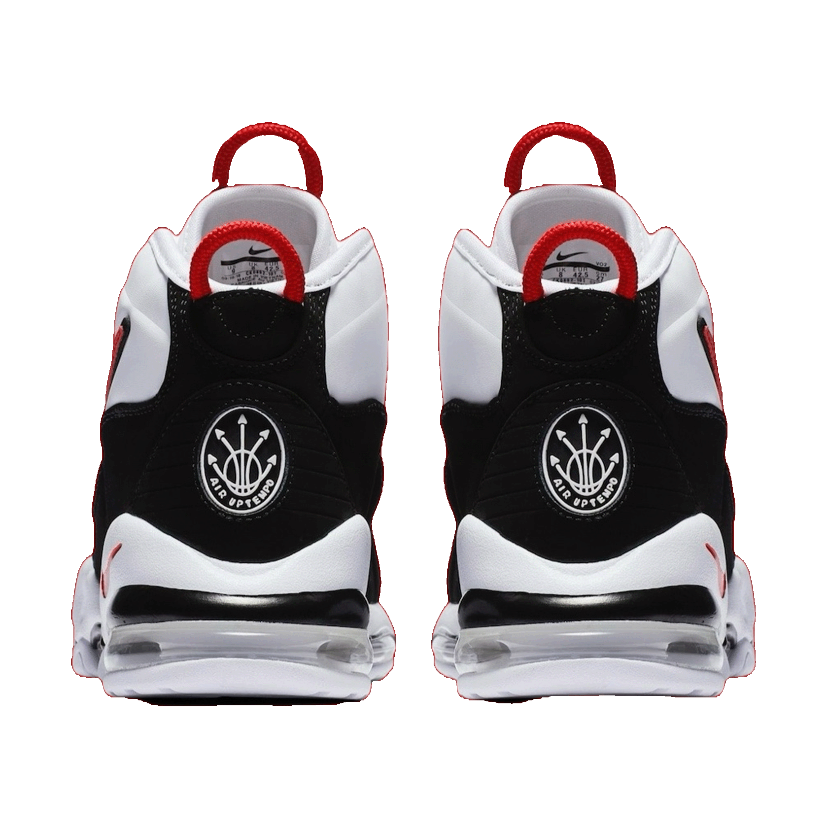 Nike Air Max Uptempo 95 White Red Black Back