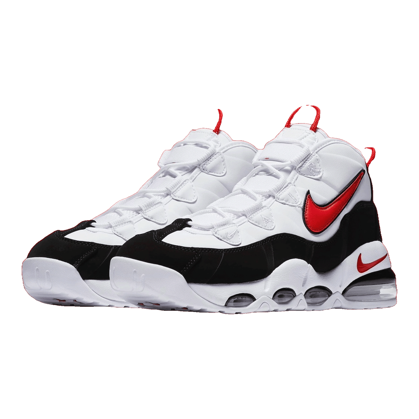 Nike Air Max Uptempo 95 White Red Black Side