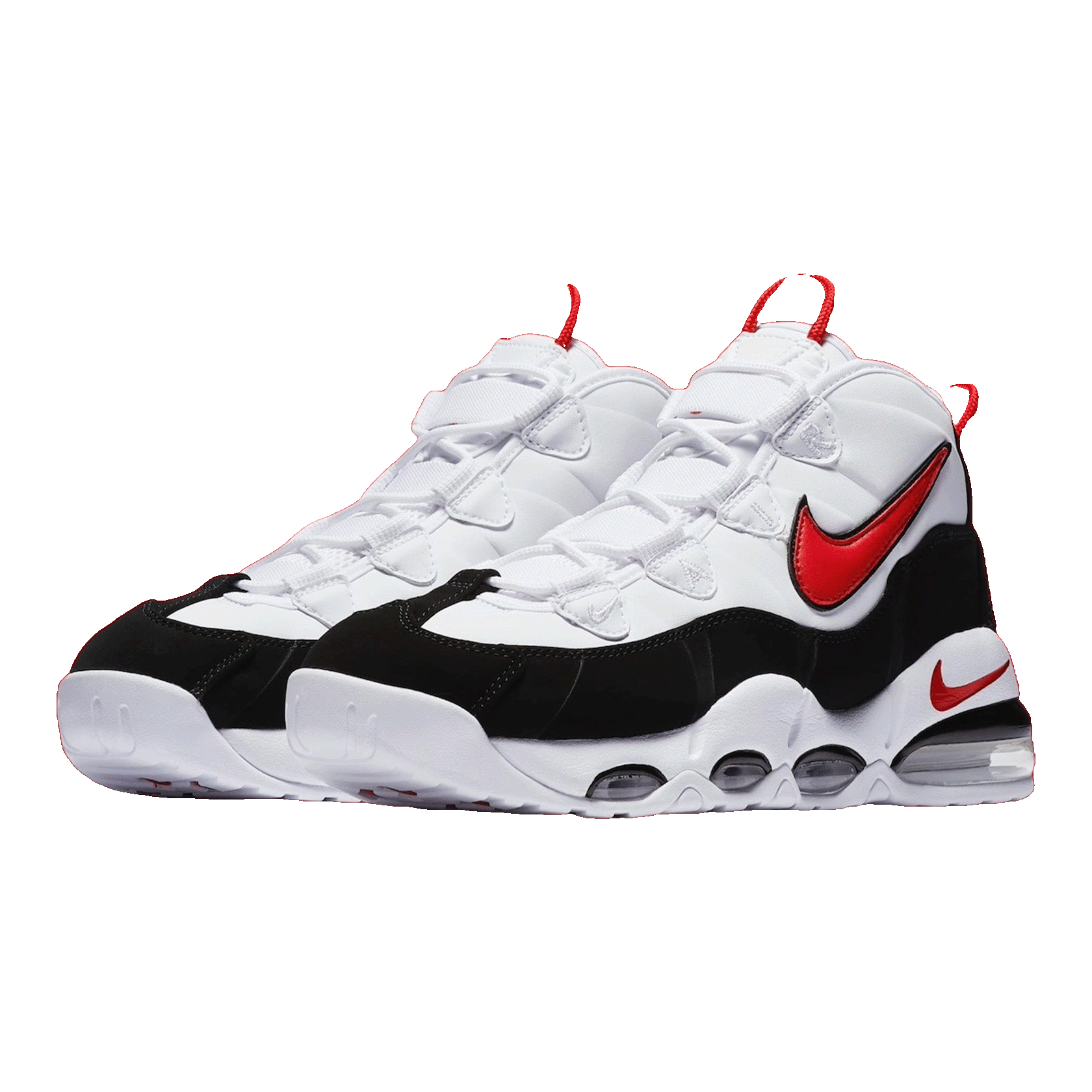 Nike Air Max Uptempo 95 White Red Black Side