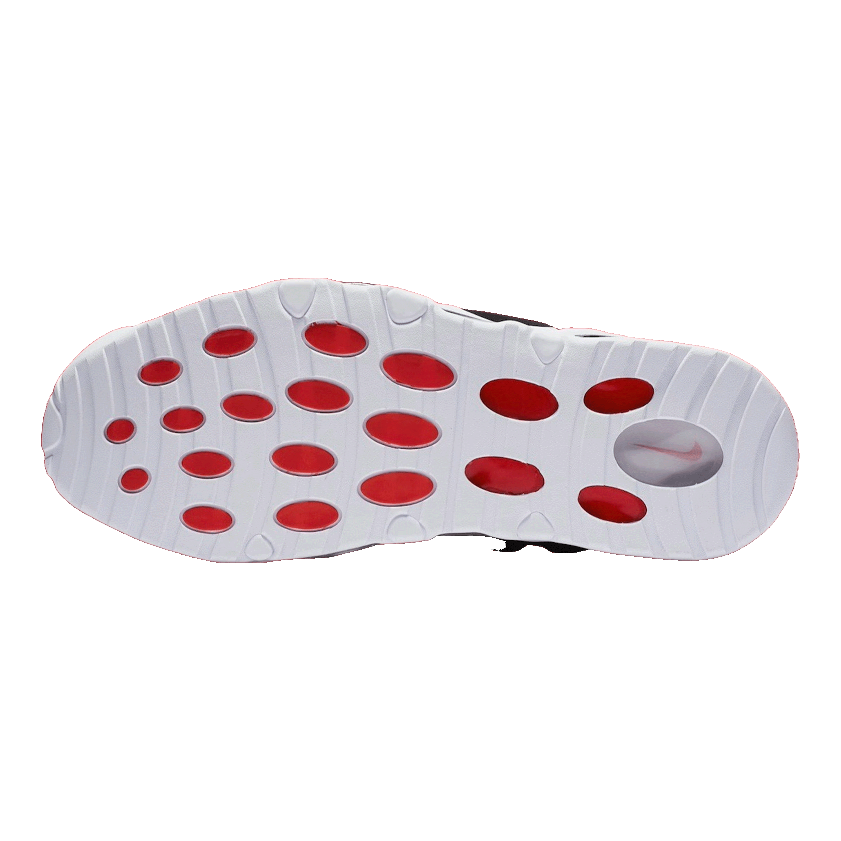 Nike Air Max Uptempo 95 White Red Black Sohle