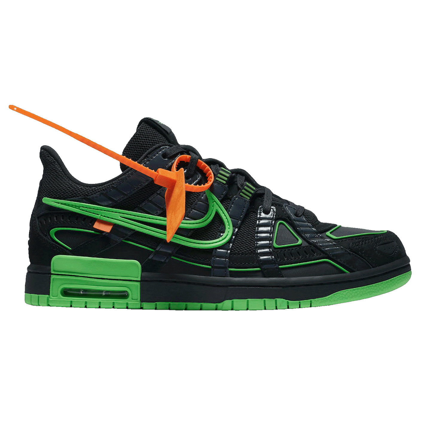Nike Air Rubber Dunk Off-White Green Strike CU6015-001