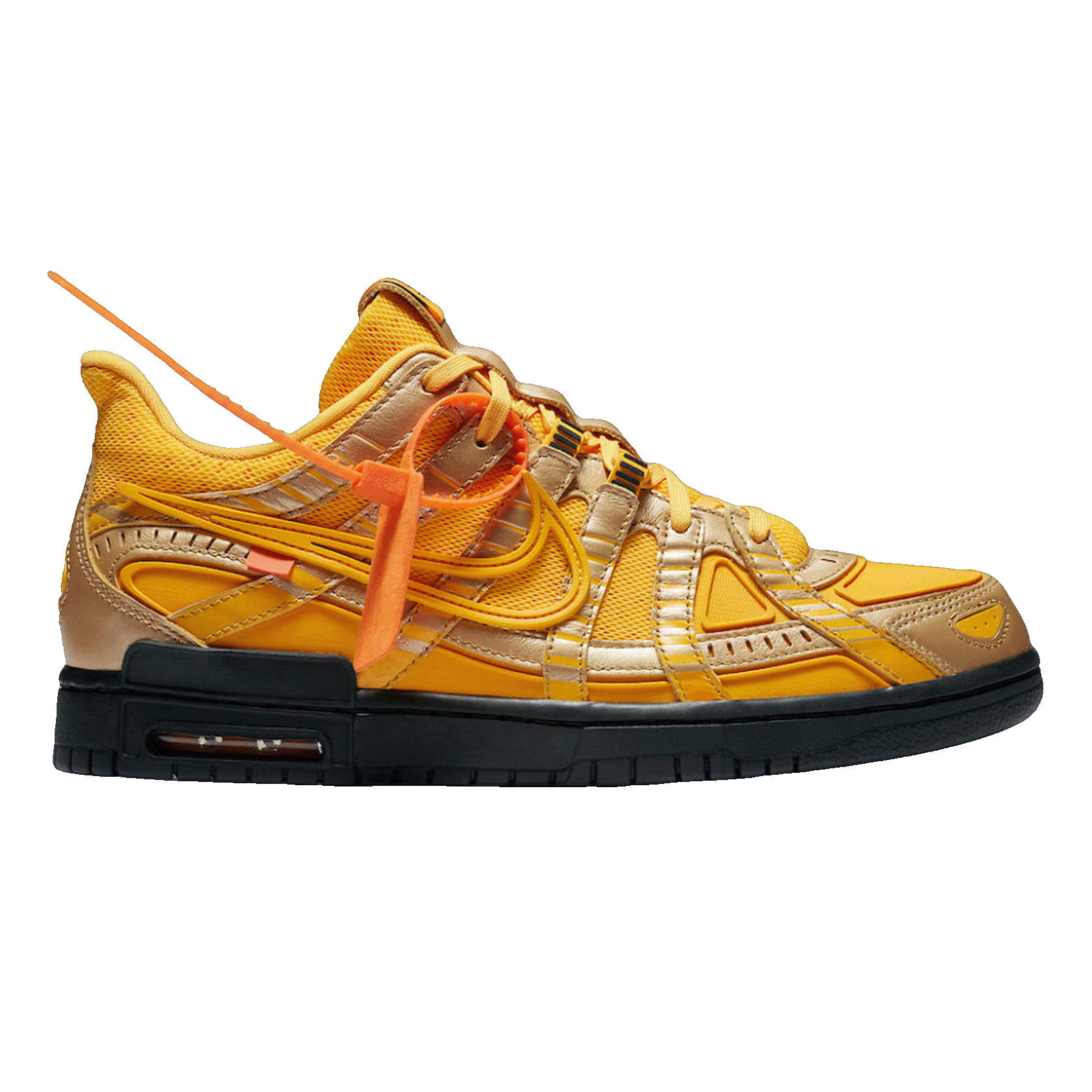 Nike Air Rubber Dunk Off-White University Gold CU6015-700