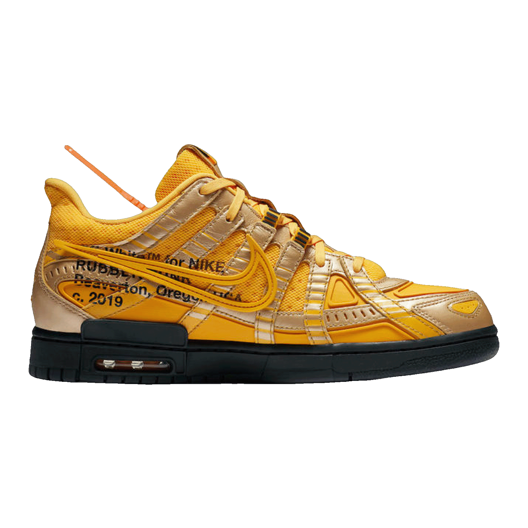 Nike Air Rubber Dunk Off-White University Gold CU6015-700