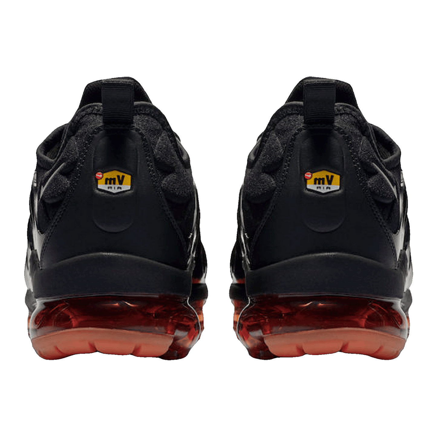 Nike Air VaporMax Plus Black Light Smoke Grey Magma Orange Back CV1645-001