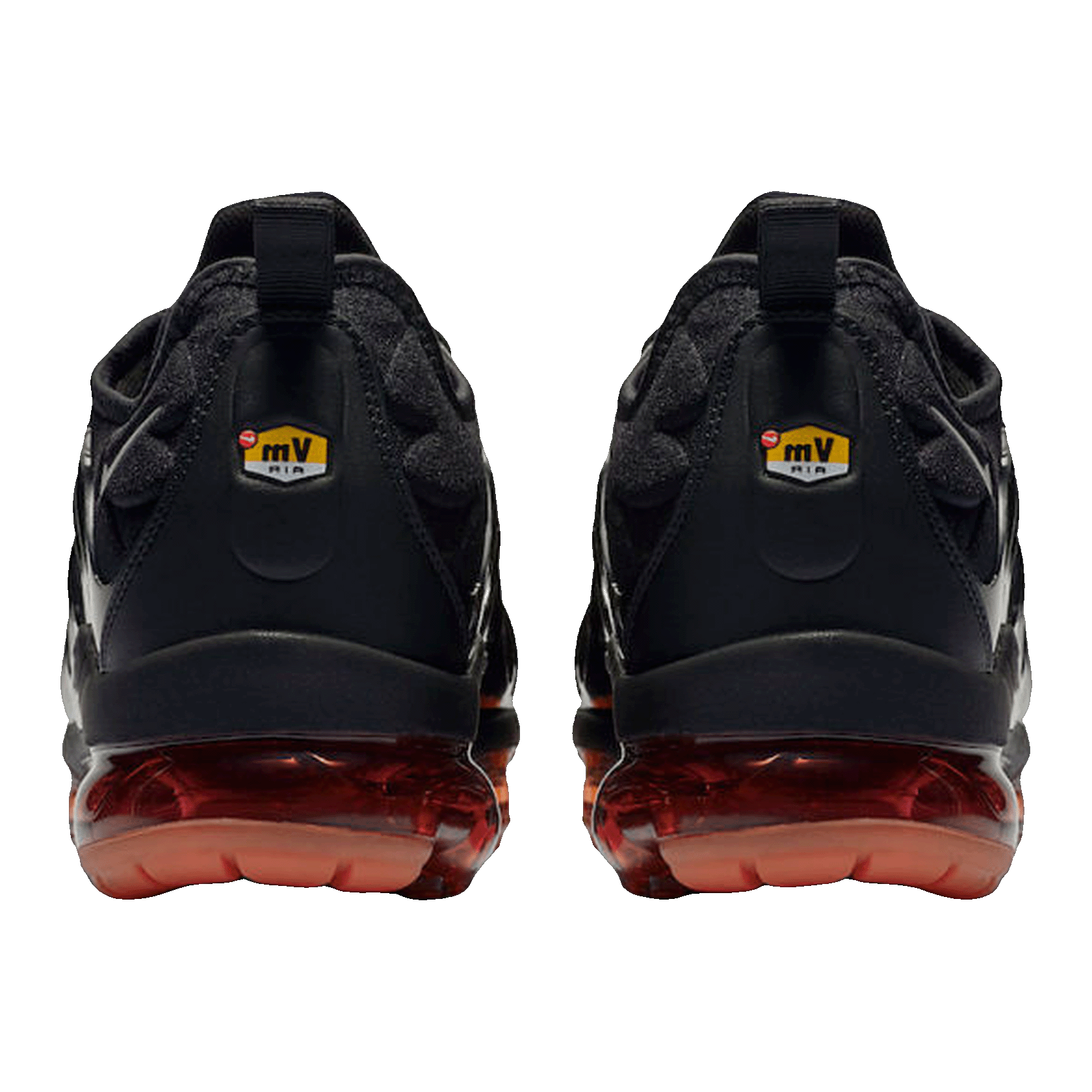 Nike Air VaporMax Plus Black Light Smoke Grey Magma Orange Back CV1645-001