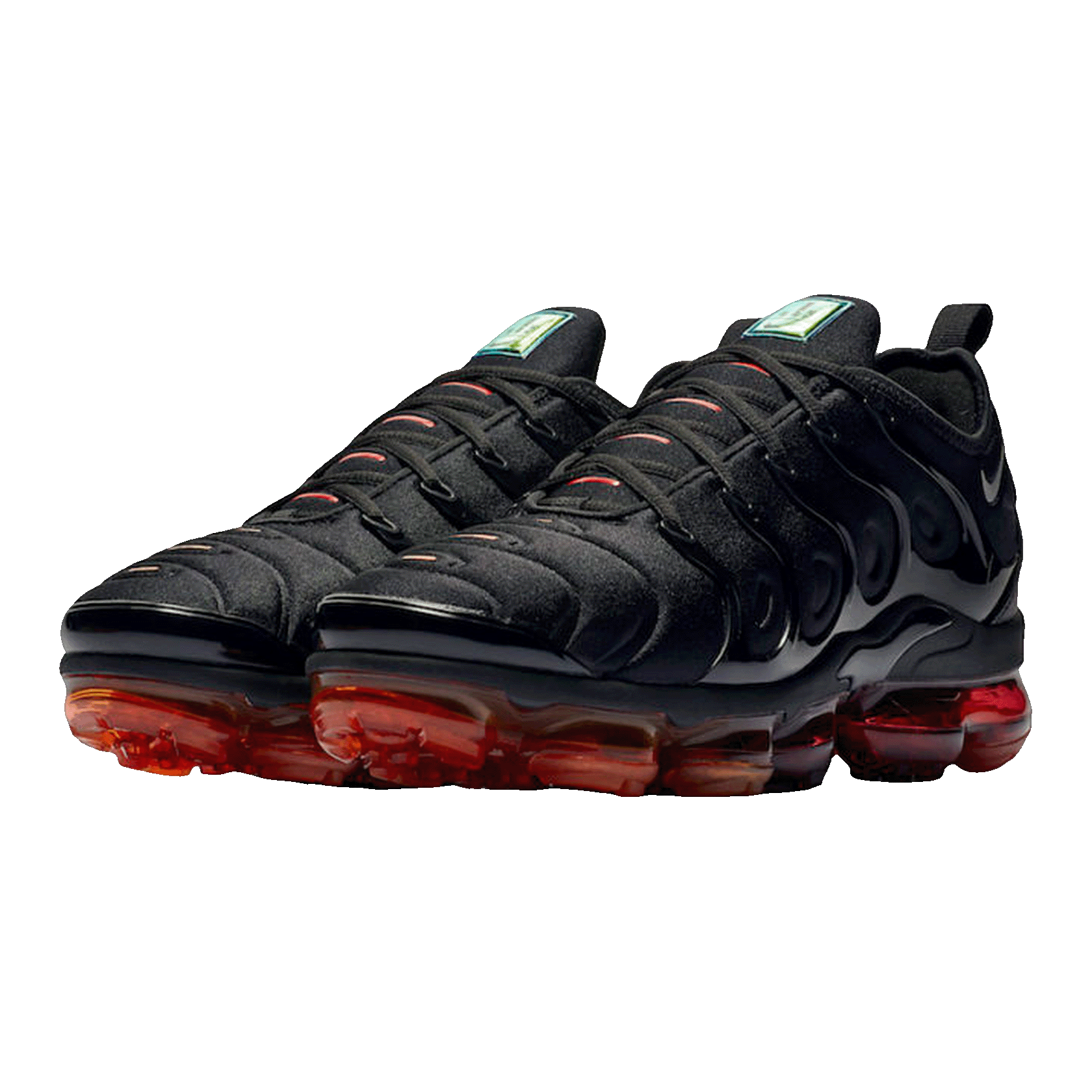 Nike Air VaporMax Plus Black Light Smoke Grey Magma Orange Side CV1645-001