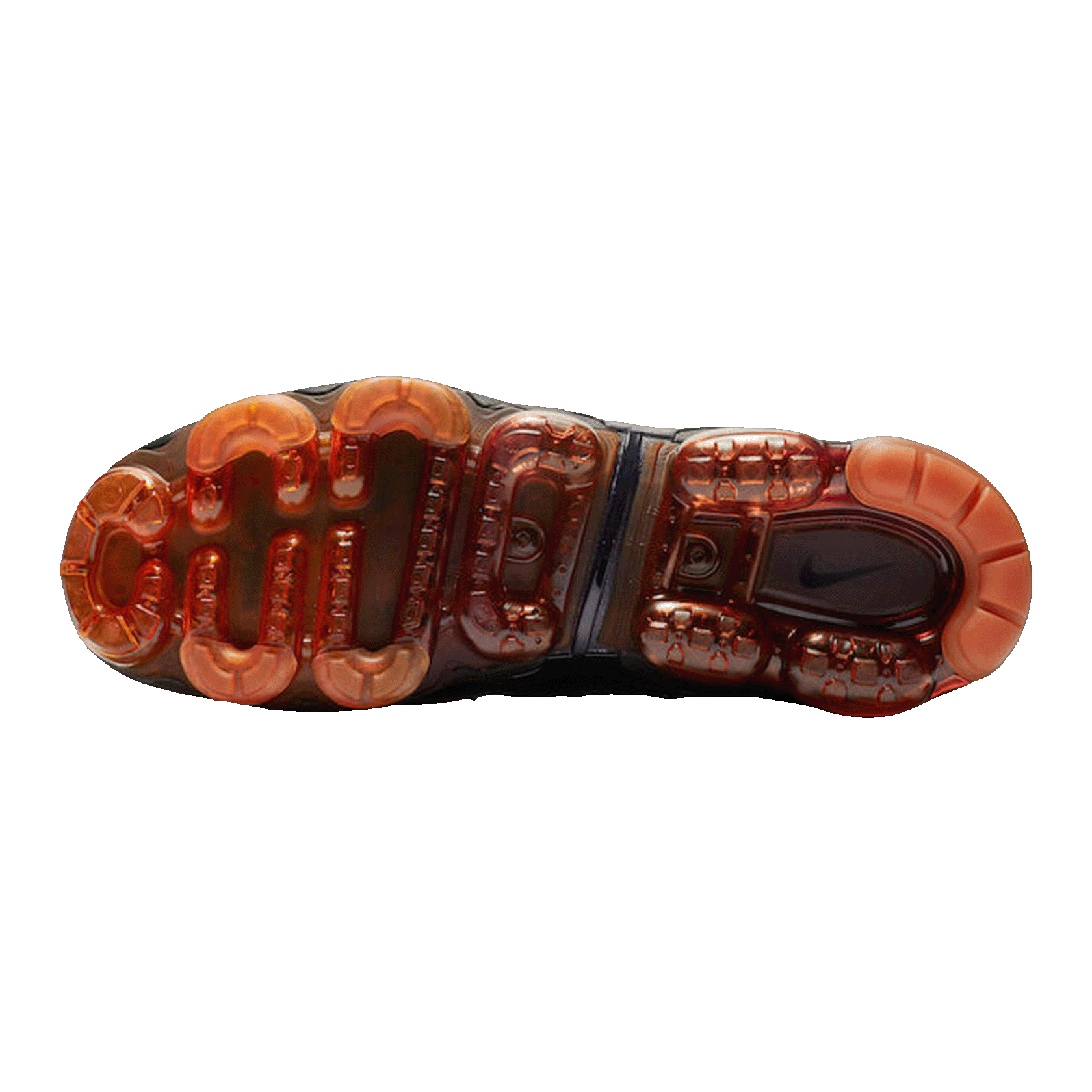 Nike Air VaporMax Plus Black Light Smoke Grey Magma Orange Sohle
