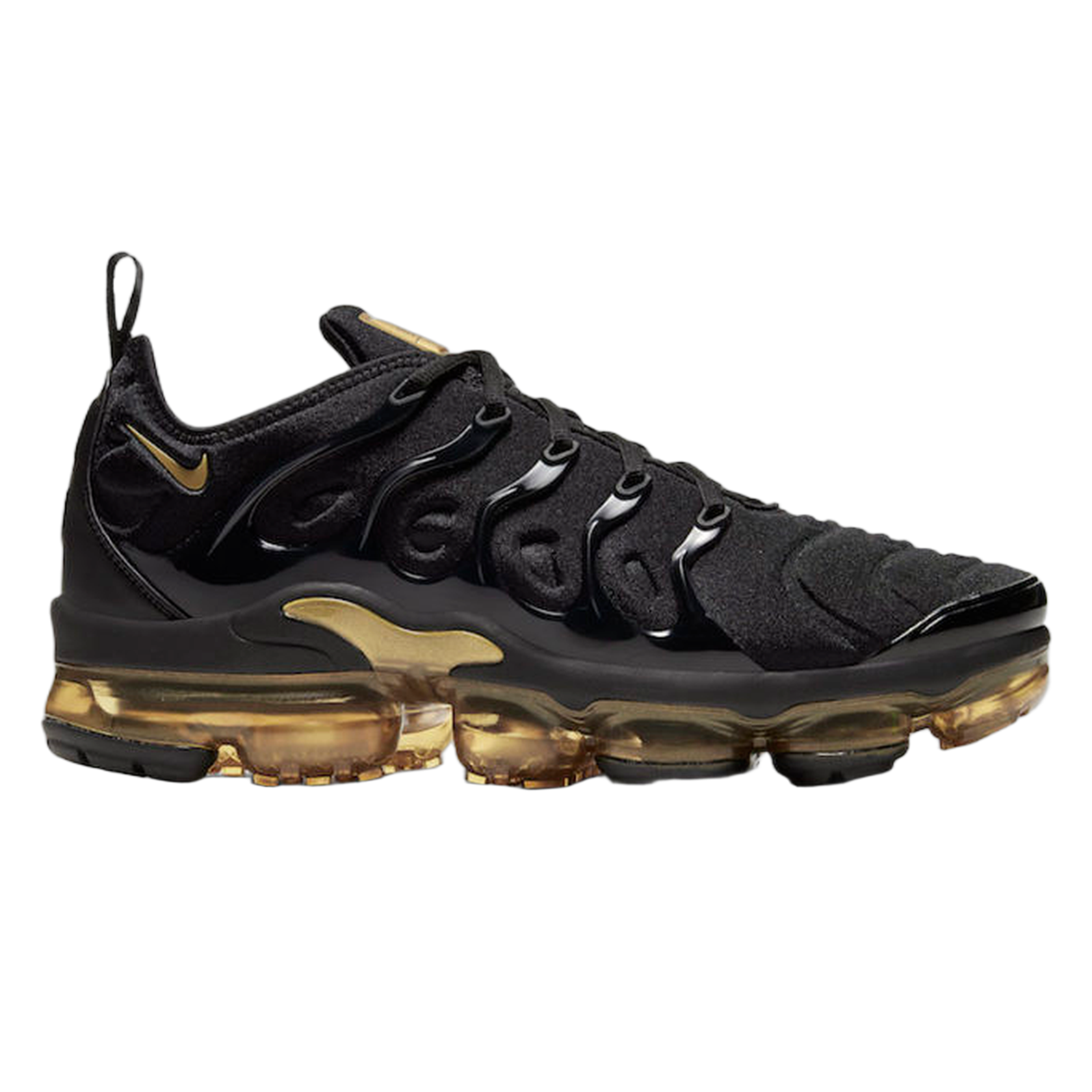Nike Air VaporMax Plus Black Metallic Gold CW7299-001