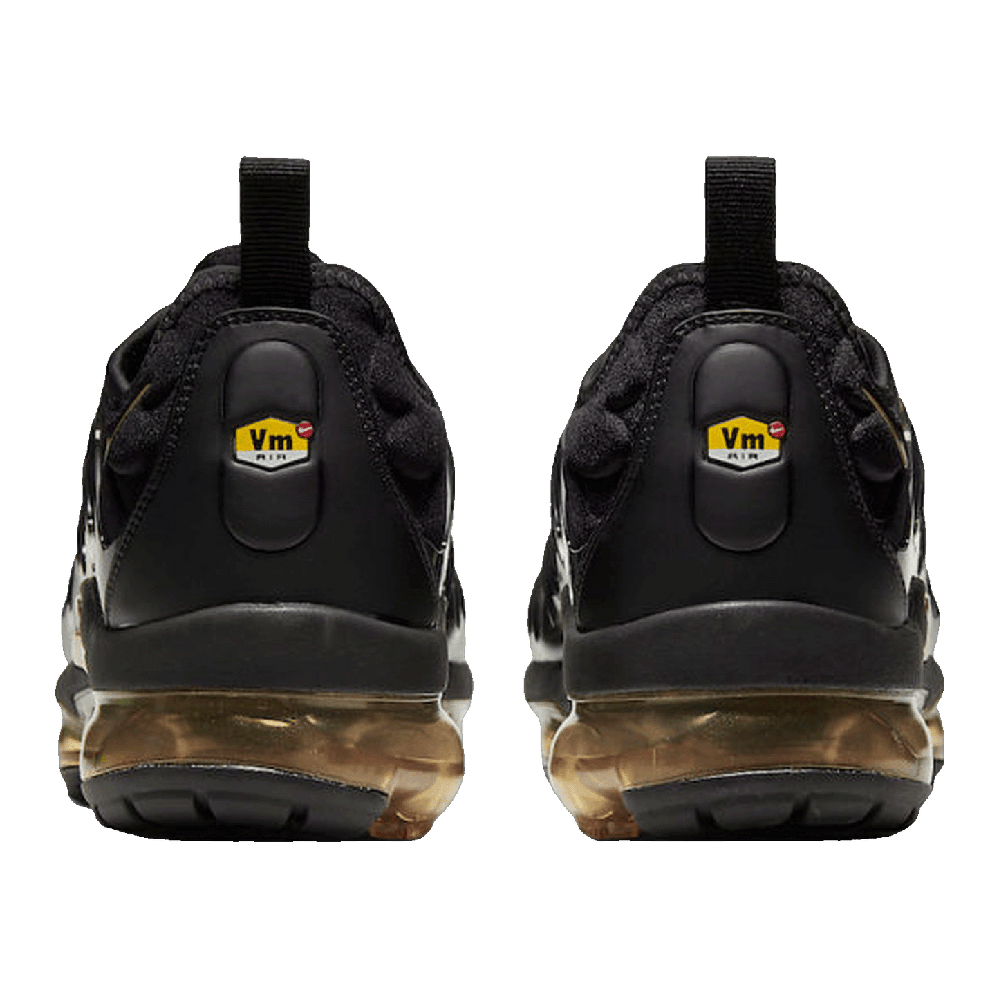 Nike Air VaporMax Plus Black Metallic Gold Back CW7299-001