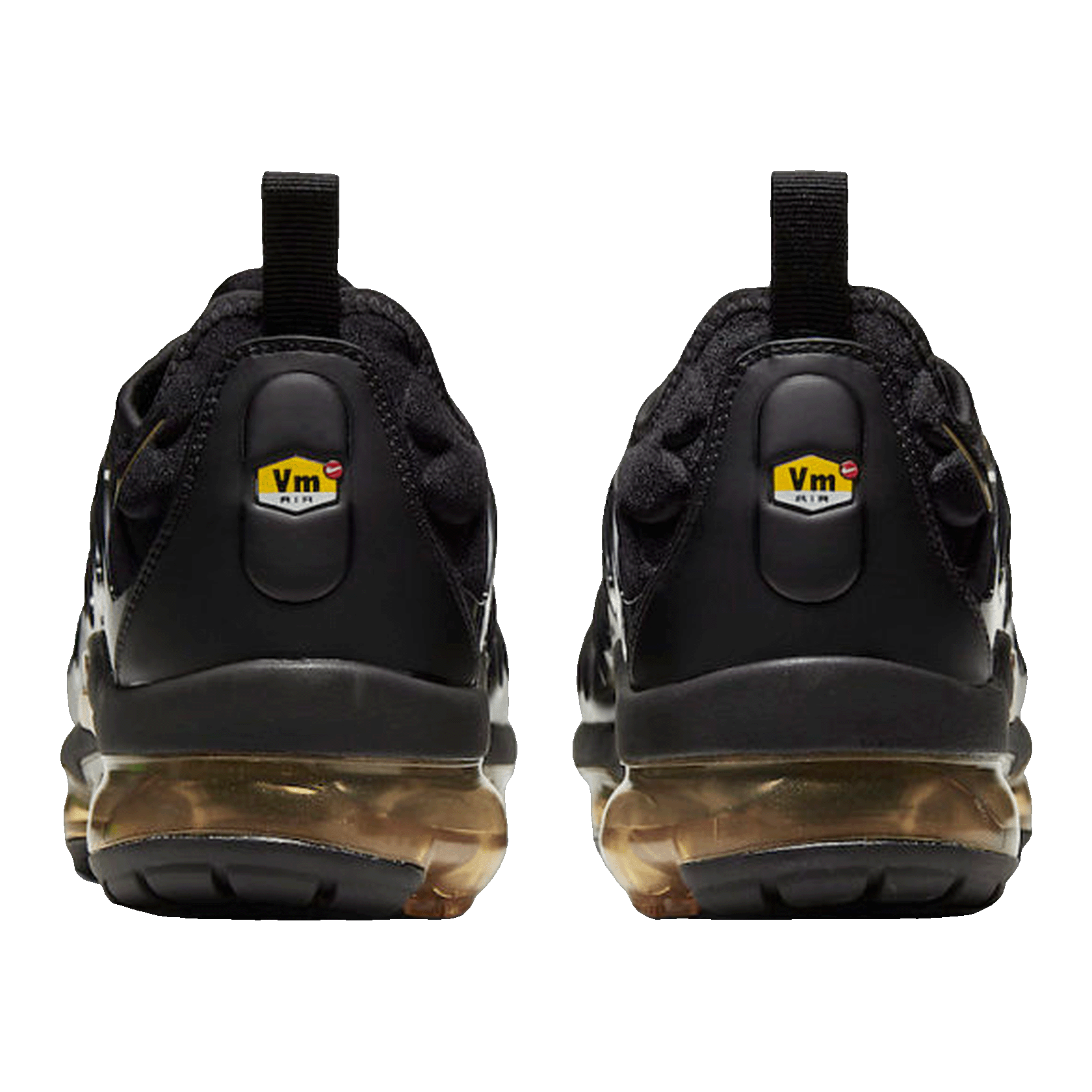Nike Air VaporMax Plus Black Metallic Gold Back CW7299-001