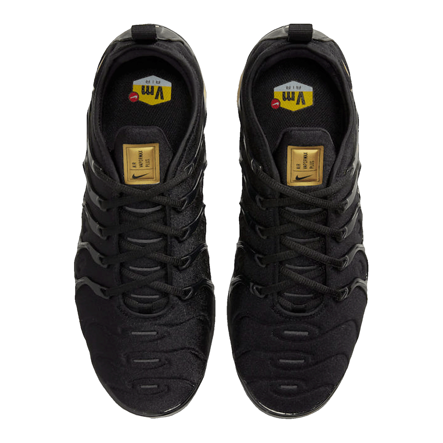 Nike Air VaporMax Plus Black Metallic Gold Oben CW7299-001