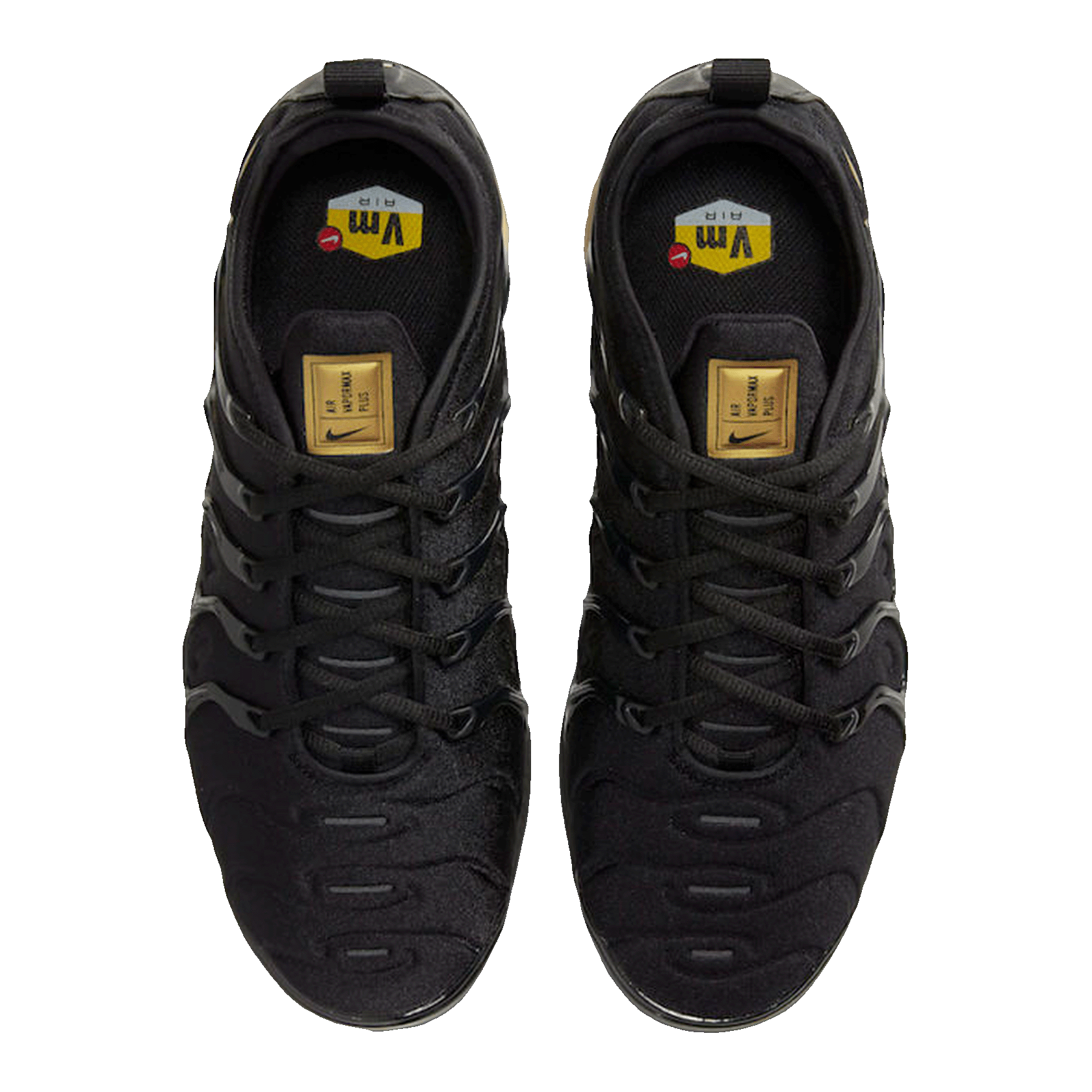 Nike Air VaporMax Plus Black Metallic Gold Oben CW7299-001