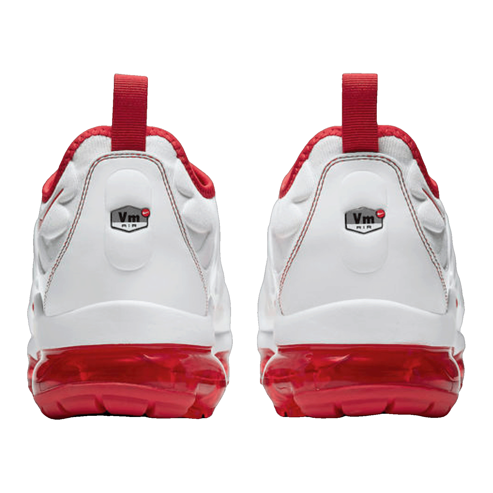 Nike Air VaporMax Plus White Red Back