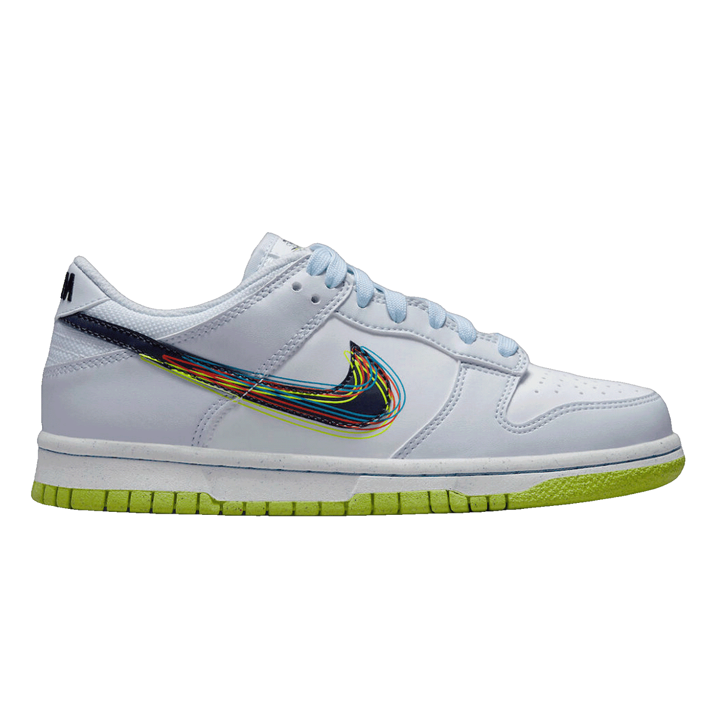Nike Dunk Low 3D Swoosh Grey (GS) DV3478-100