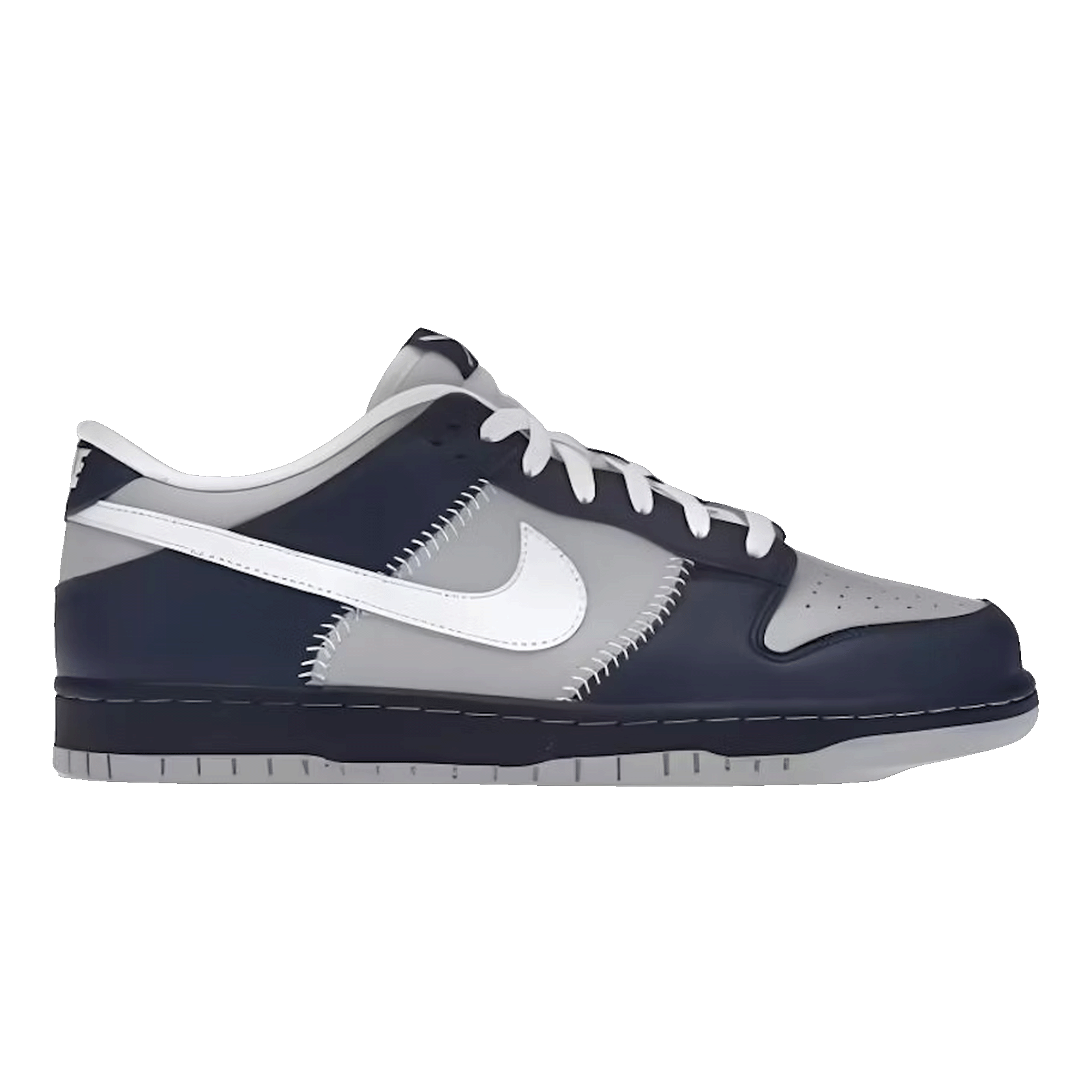 Nike Dunk Low Baseball Neutral Grey Midnight Navy 309431-015