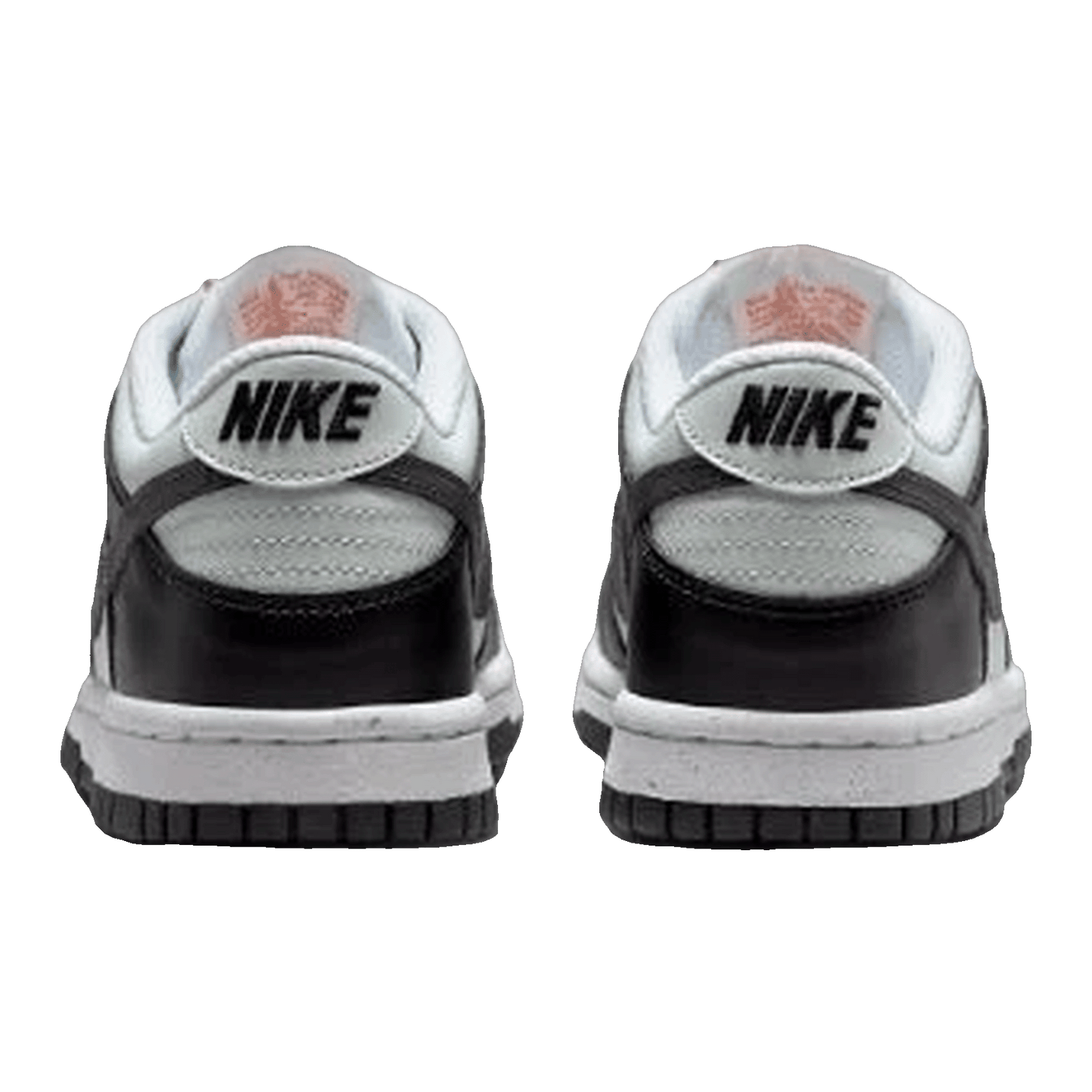 Nike Dunk Low Black Bright Mandarin Mini Swoosh (GS) FN7784-001