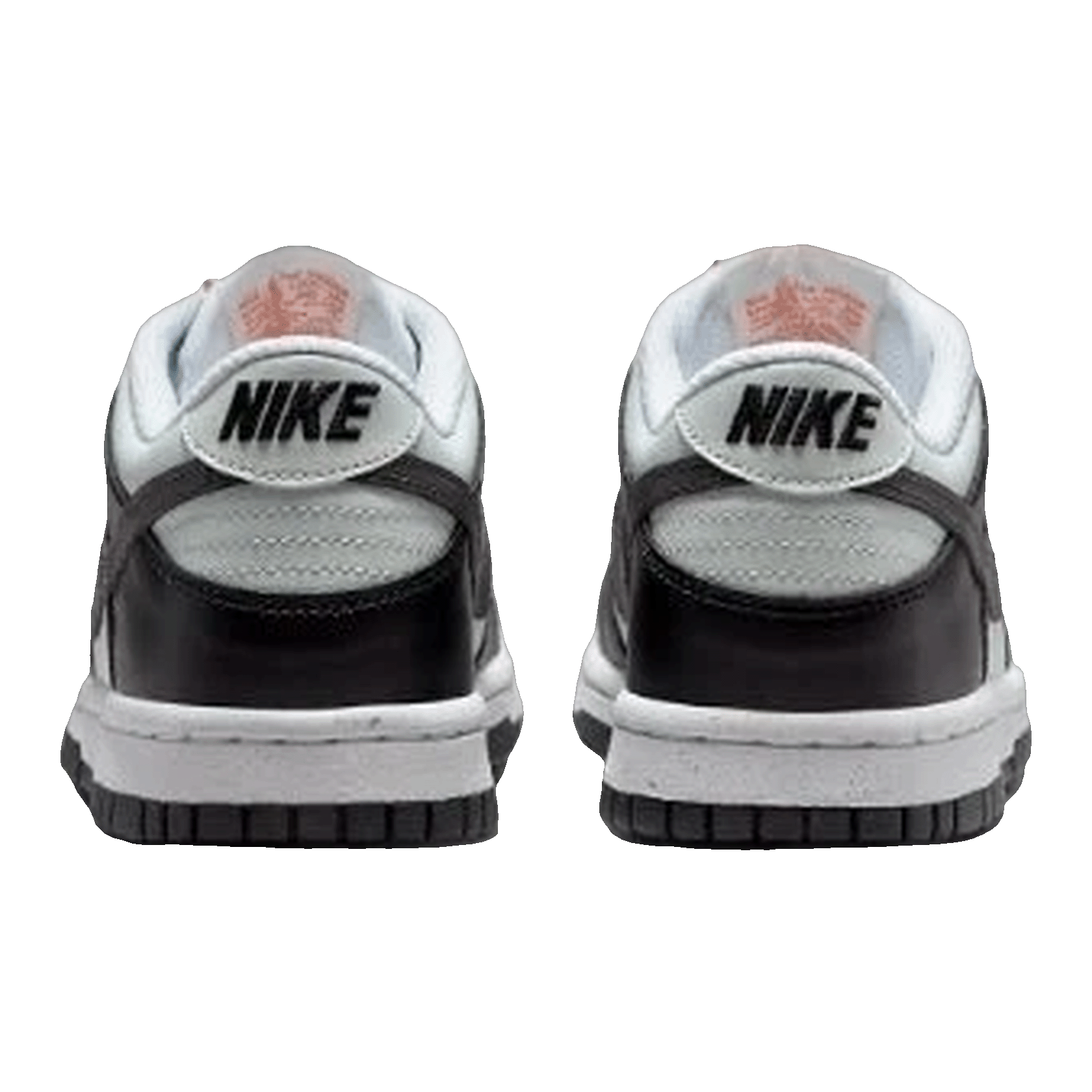 Nike Dunk Low Black Bright Mandarin Mini Swoosh (GS) FN7784-001