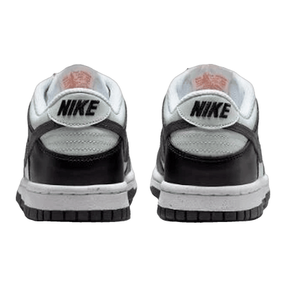 Nike Dunk Low Black Bright Mandarin Mini Swoosh (GS) FN7784-001