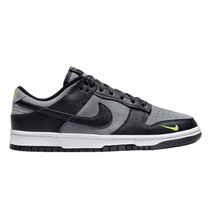 Nike Dunk Low Black Cool Grey Volt Mini Swoosh FQ2205-001