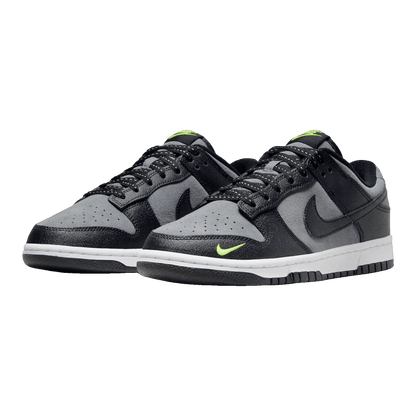 Nike Dunk Low Black Cool Grey Volt Mini Swoosh FQ2205-001