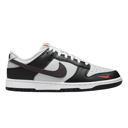 Nike Dunk Low Black Total Orange Mini Swoosh FN7808-001