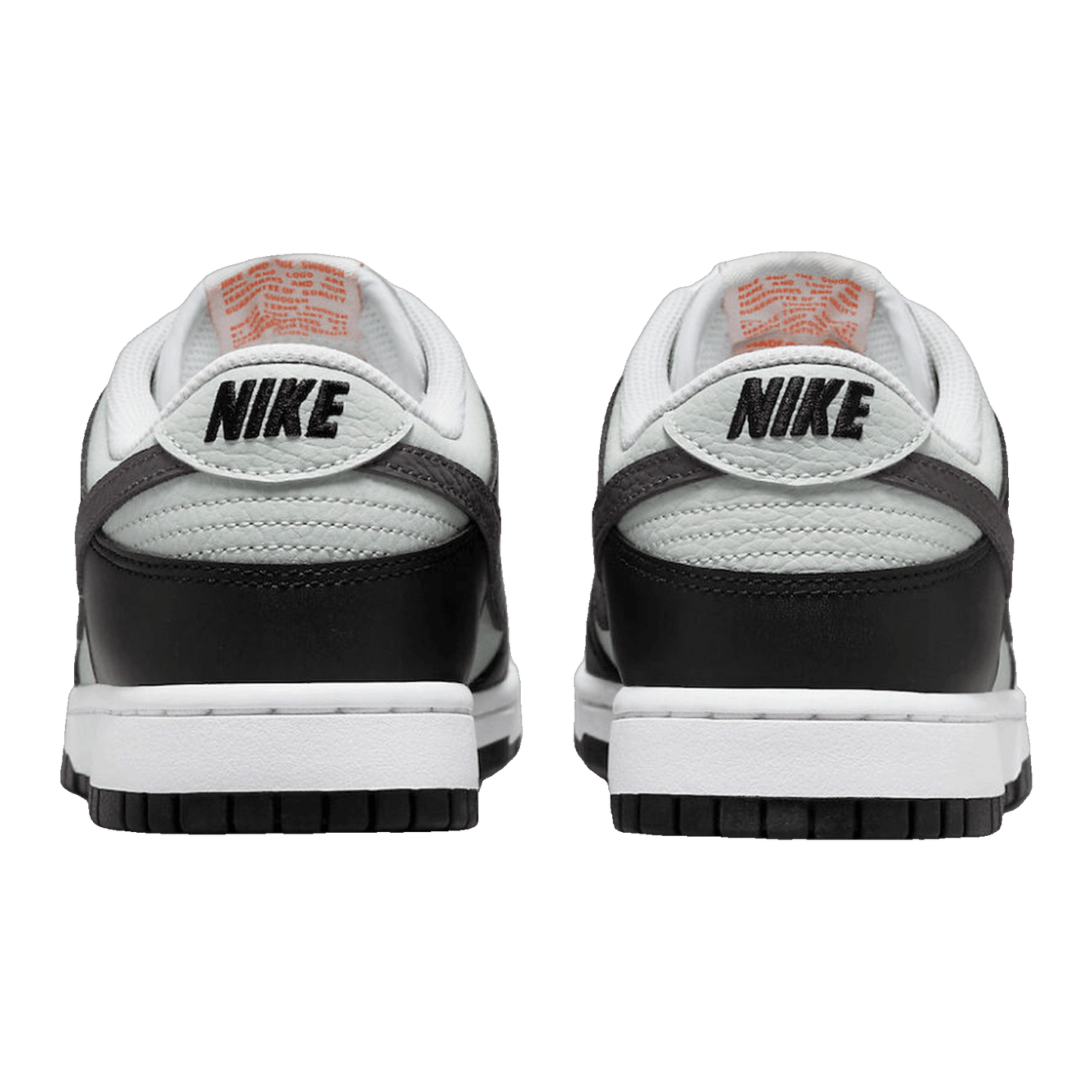 Nike Dunk Low Black Total Orange Mini Swoosh FN7808-001