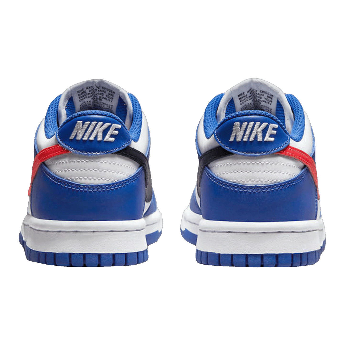 Nike Dunk Low Bright Crimson Game Royal (GS) Back CW1590-104