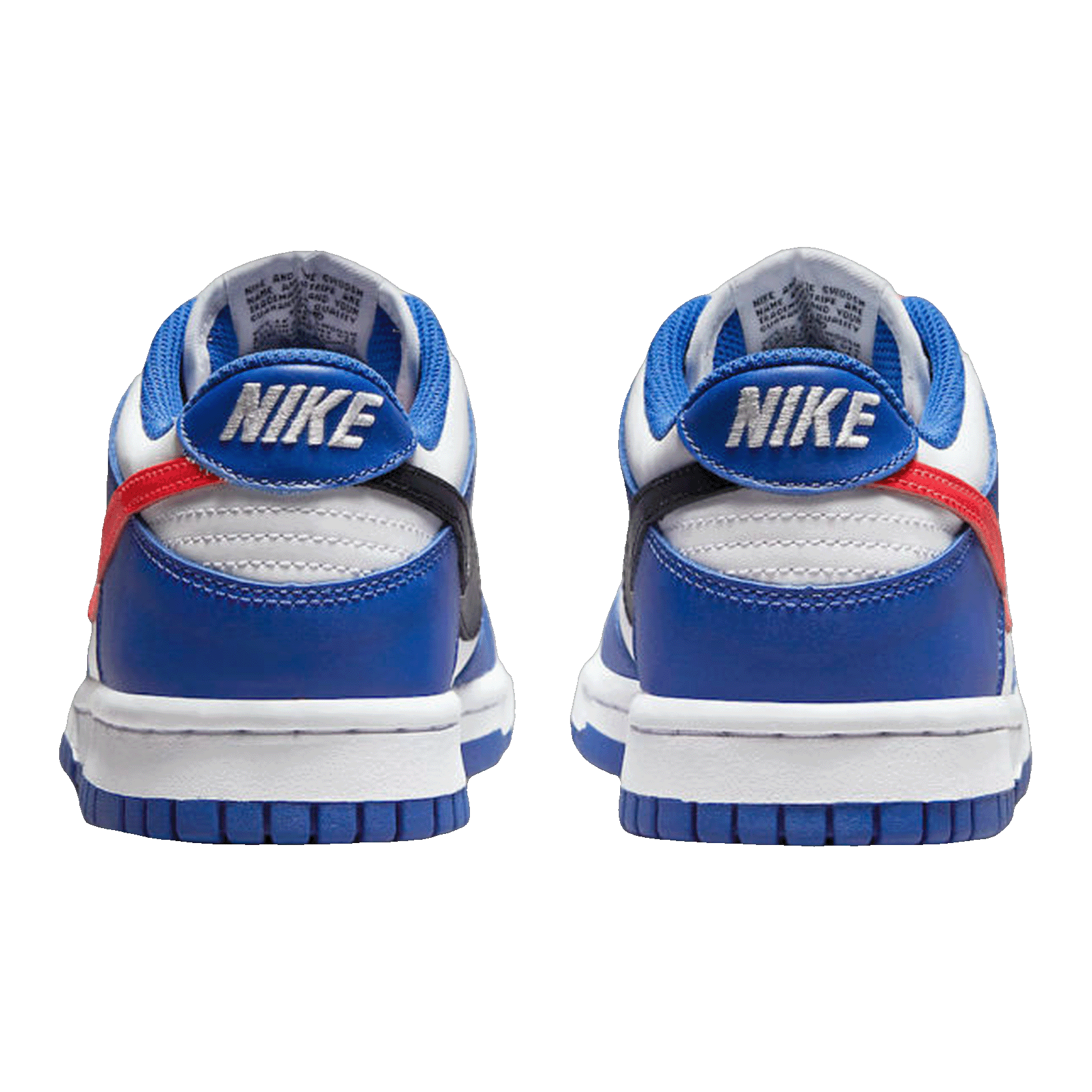 Nike Dunk Low Bright Crimson Game Royal (GS) Back CW1590-104