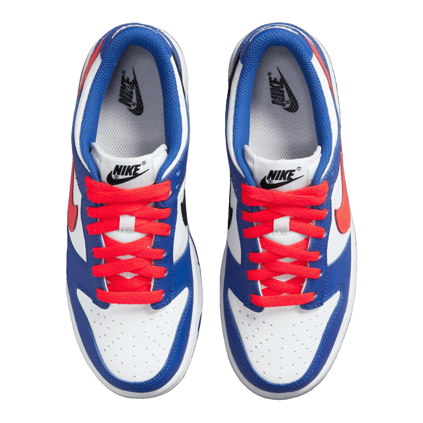 Nike Dunk Low Bright Crimson Game Royal (GS) Oben CW1590-104