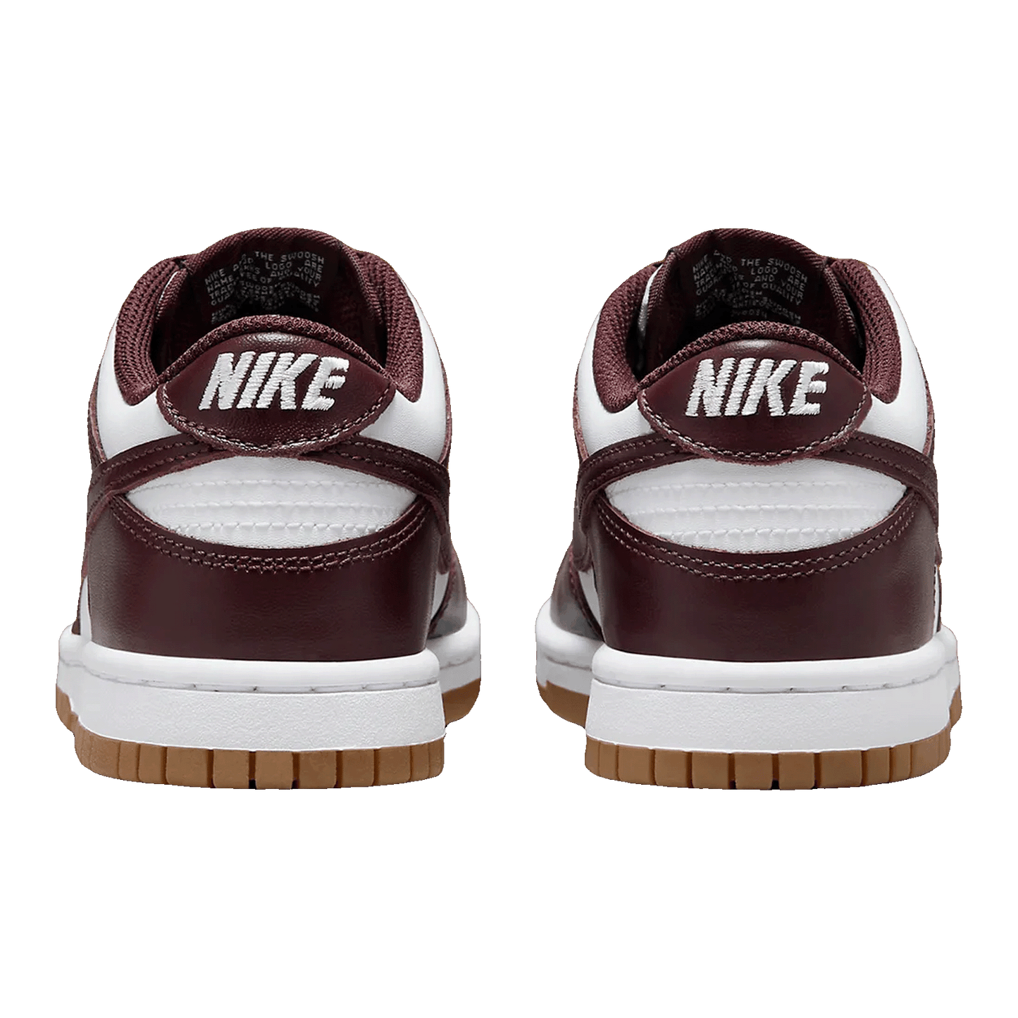Nike Dunk Low Burgundy Crush Gum (GS) Back HJ9282-100
