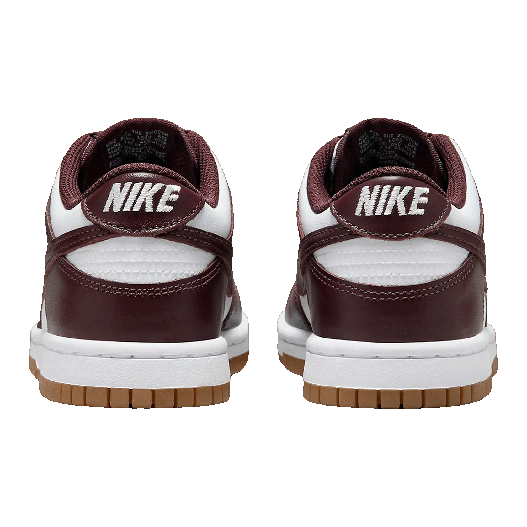 Nike Dunk Low Burgundy Crush Gum (GS) Back HJ9282-100