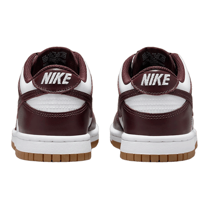 Nike Dunk Low Burgundy Crush Gum (GS) Back HJ9282-100