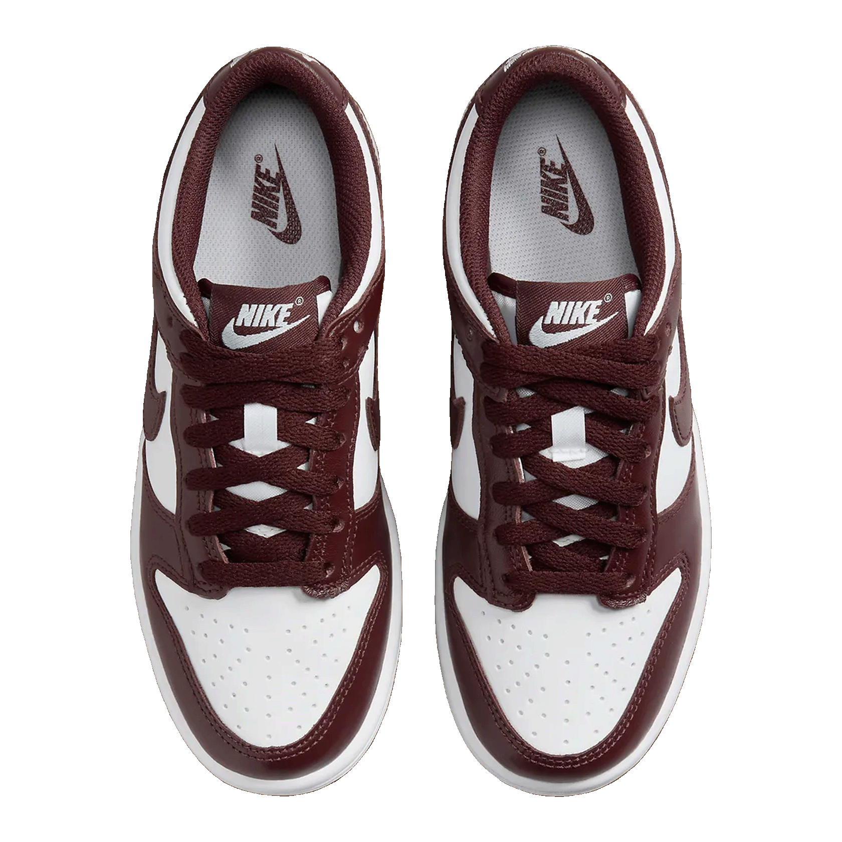 Nike Dunk Low Burgundy Crush Gum (GS) Oben HJ9282-100