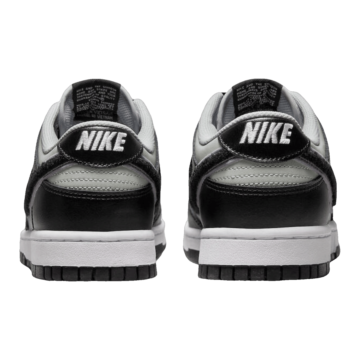 Nike Dunk Low Chenille Swoosh Black Grey DQ7683-001