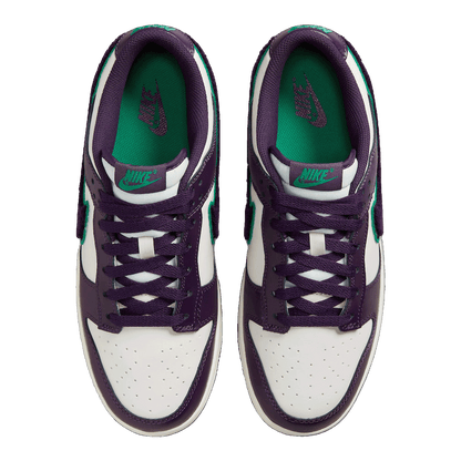 Nike Dunk Low Chenille Swoosh Sail Grand Purple DQ7683-100