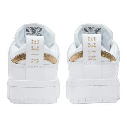 Nike Dunk Low Disrupt White Metallic Gold (W) DD9676-100