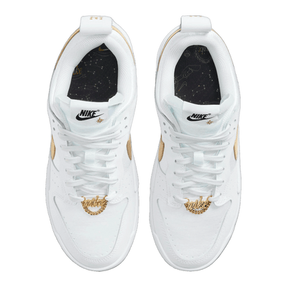 Nike Dunk Low Disrupt White Metallic Gold (W) DD9676-100
