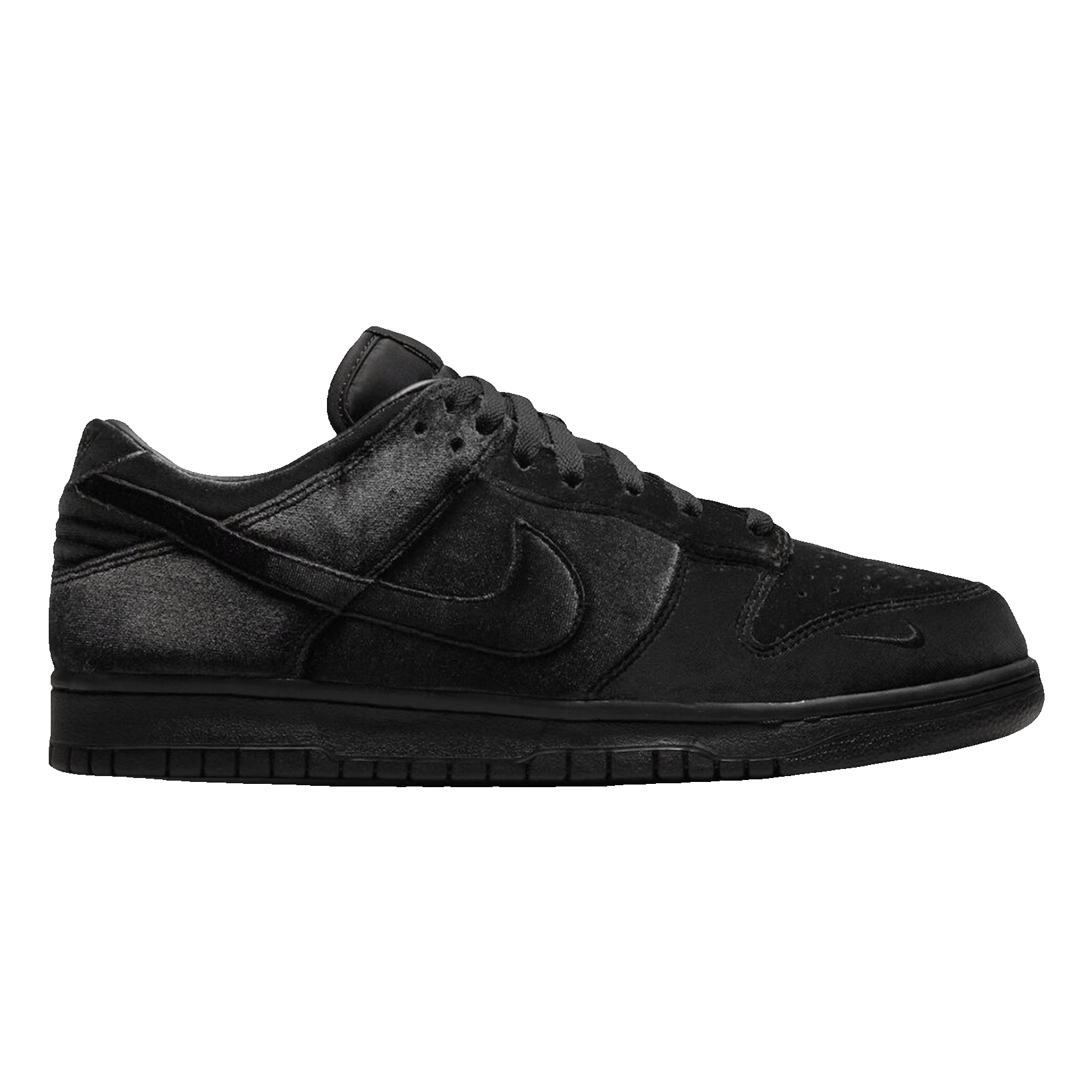 Nike Dunk Low Dover Street Market Triple Black Velvet DH2686-002