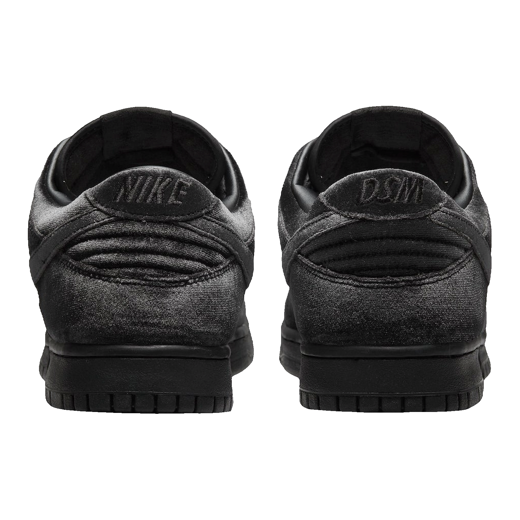 Nike Dunk Low Dover Street Market Triple Black Velvet DH2686-002