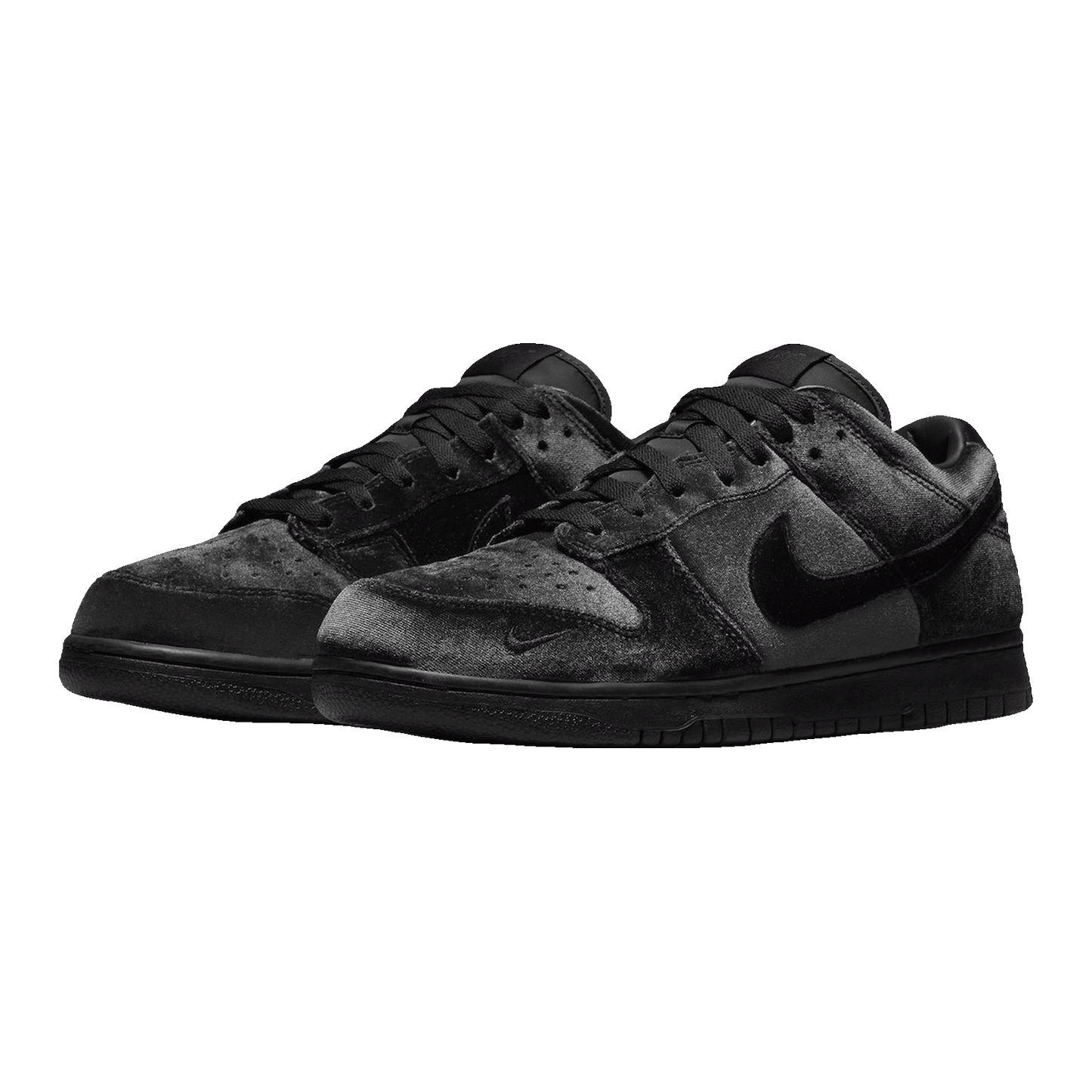 Nike Dunk Low Dover Street Market Triple Black Velvet DH2686-002