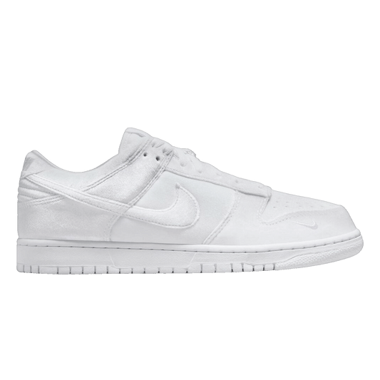 Nike Dunk Low Dover Street Market Triple White Velvet DH2686-100