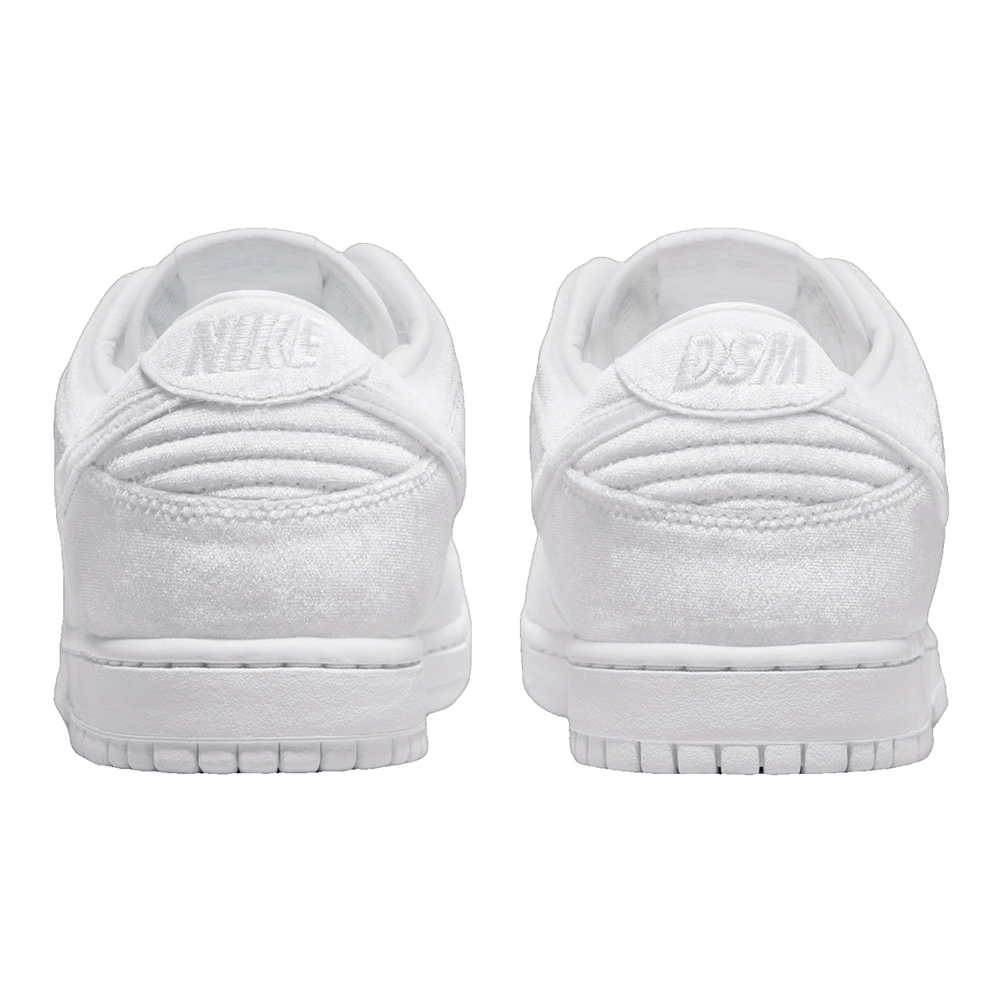 Nike Dunk Low Dover Street Market Triple White Velvet DH2686-100