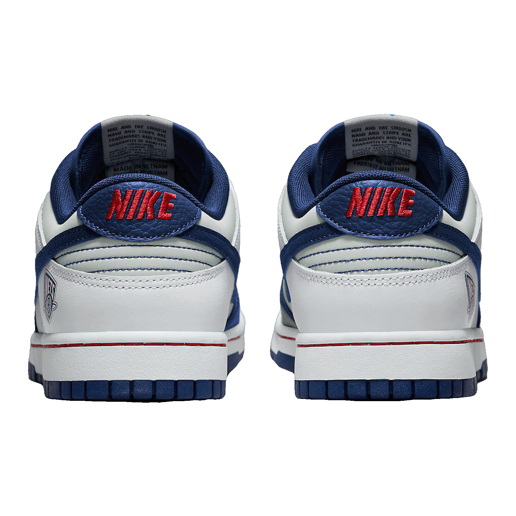 Nike Dunk Low EMB NBA 75th Anniversary Brooklyn Nets Back DD3363-001