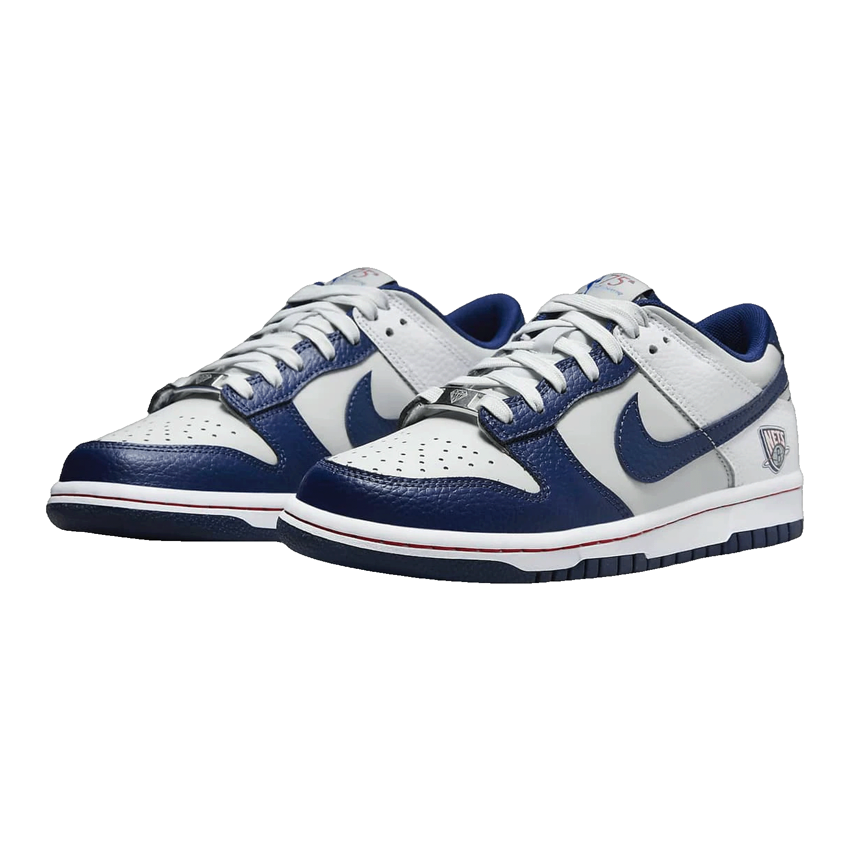 Nike Dunk Low EMB NBA 75th Anniversary Brooklyn Nets (GS) Side DO6288-001