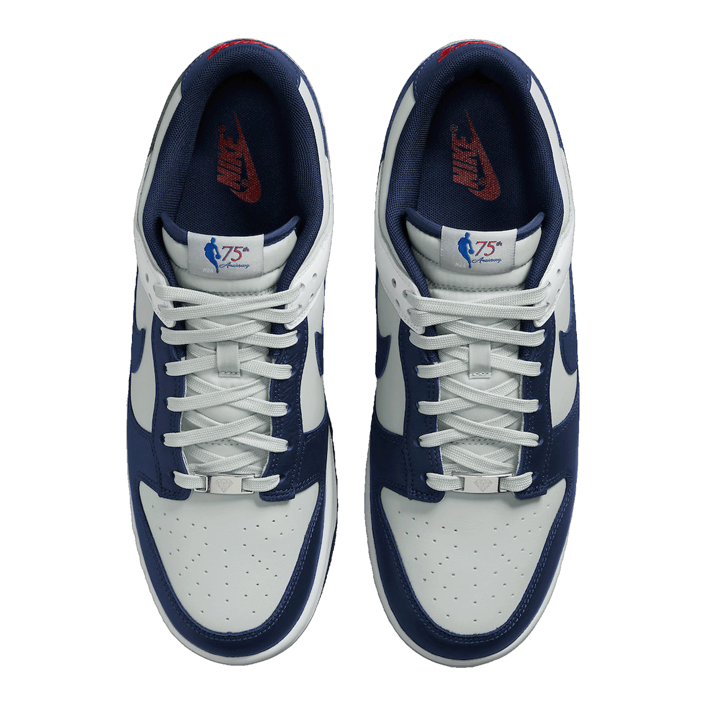 Nike Dunk Low EMB NBA 75th Anniversary Brooklyn Nets Oben DD3363-001