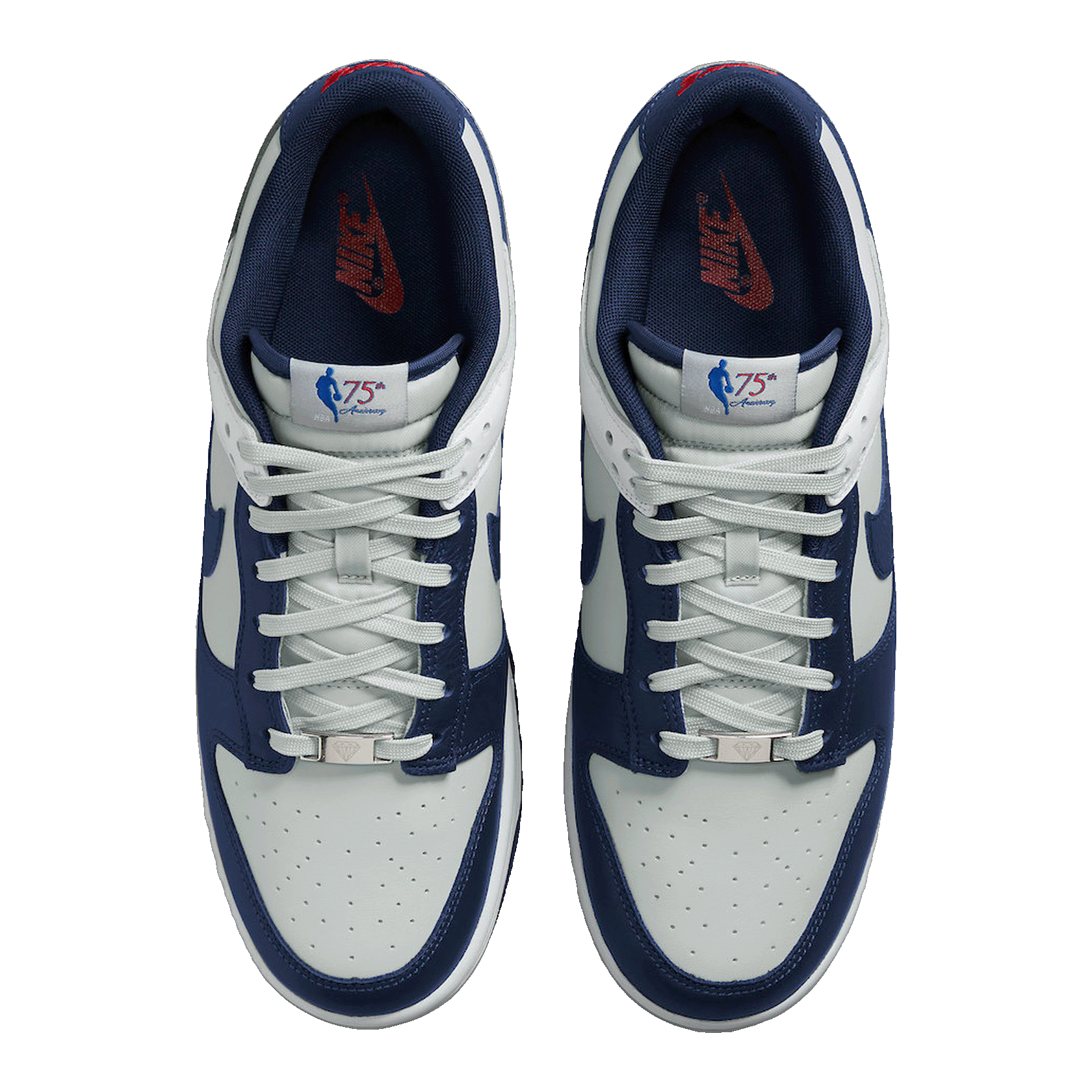 Nike Dunk Low EMB NBA 75th Anniversary Brooklyn Nets Oben DD3363-001