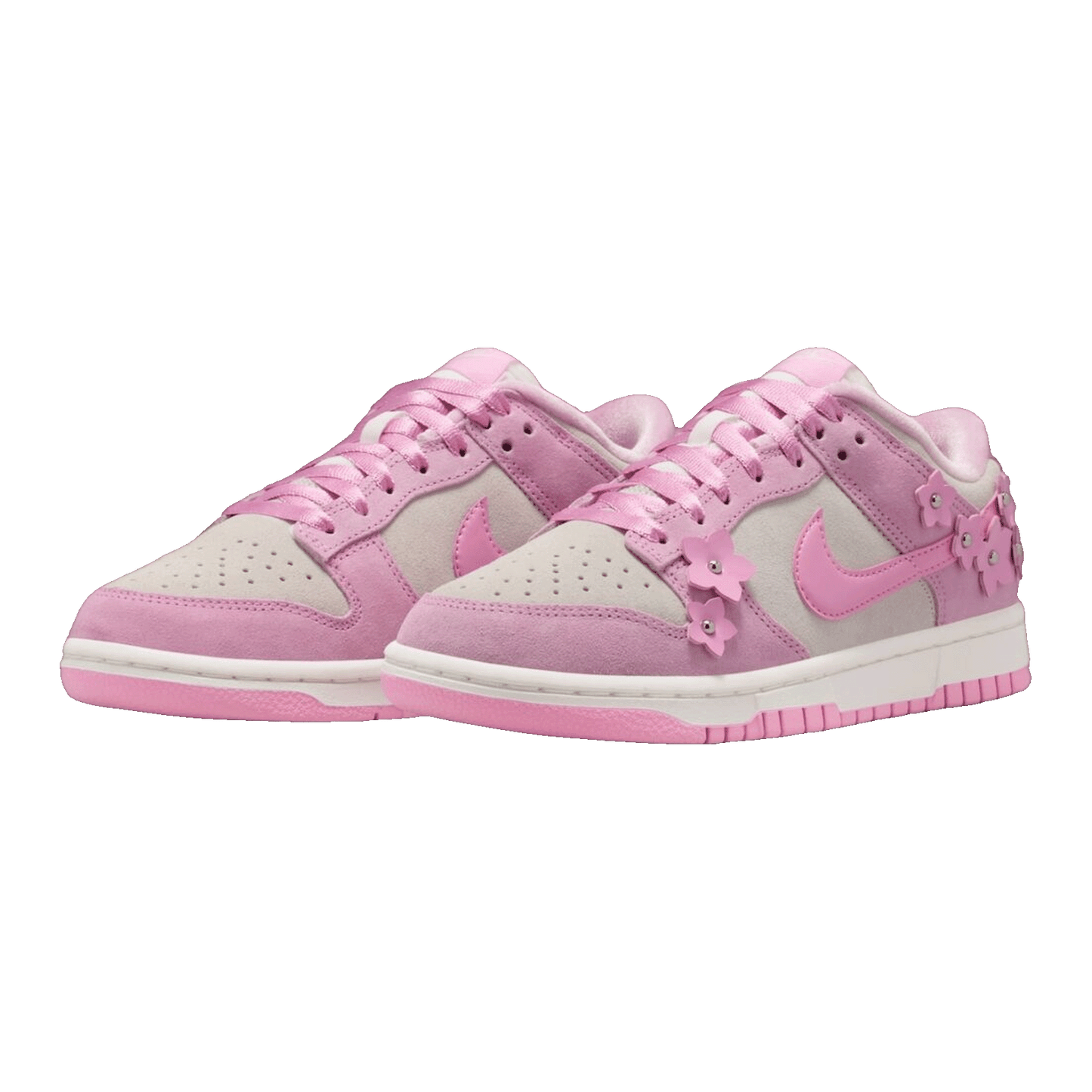Nike Dunk Low Femme Pink Flower (W) Side IV4726-600