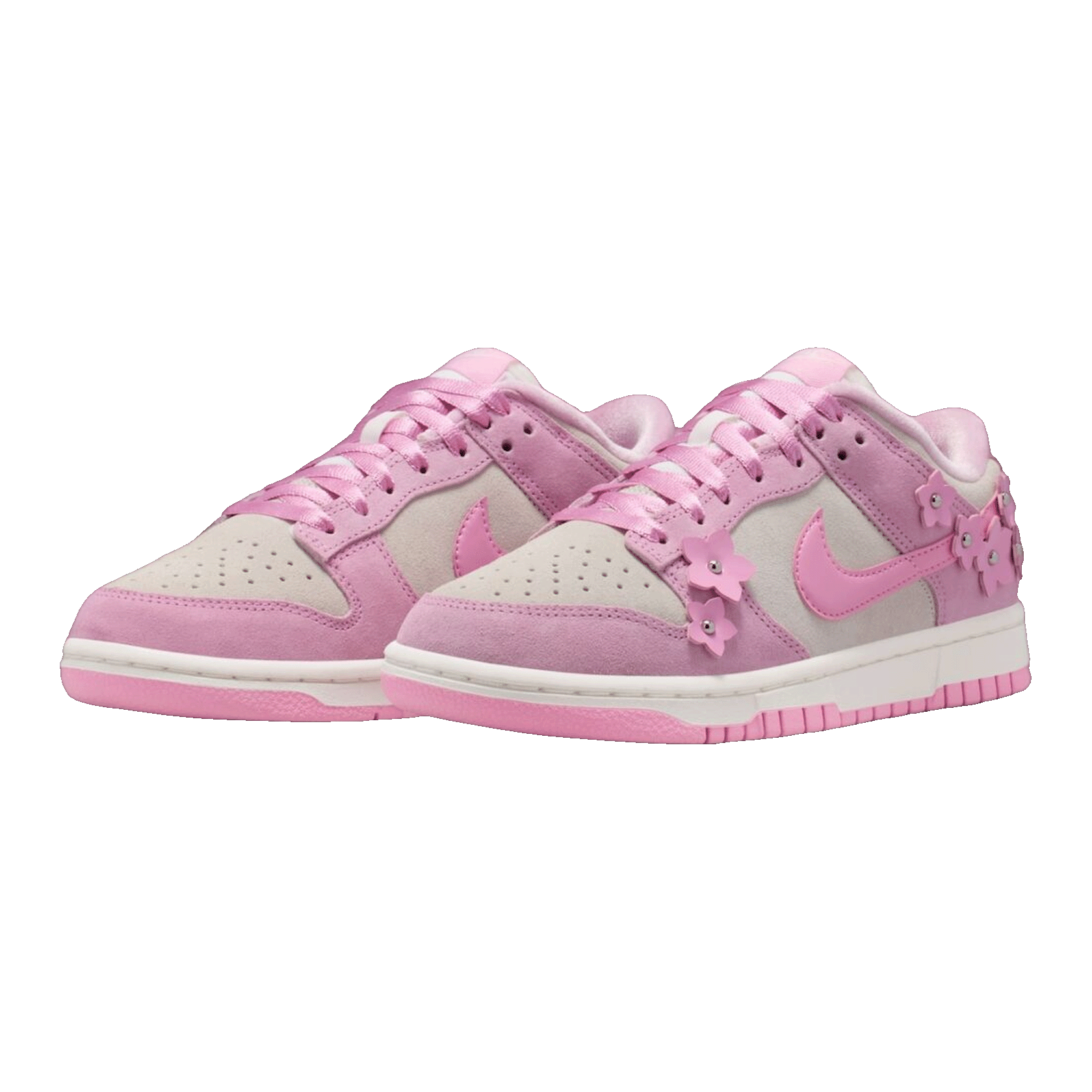 Nike Dunk Low Femme Pink Flower (W) Side IV4726-600
